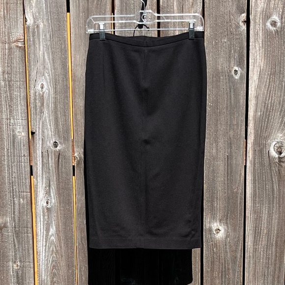 Boston Proper black pencil skirt size 4 - Picture 7 of 16